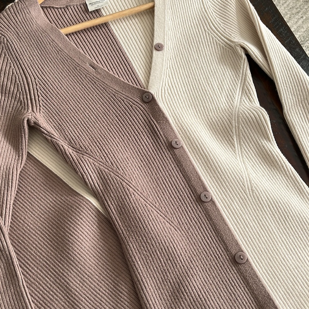 Split Color / Half & Half Spliced Midi Dress - Li… - image 3